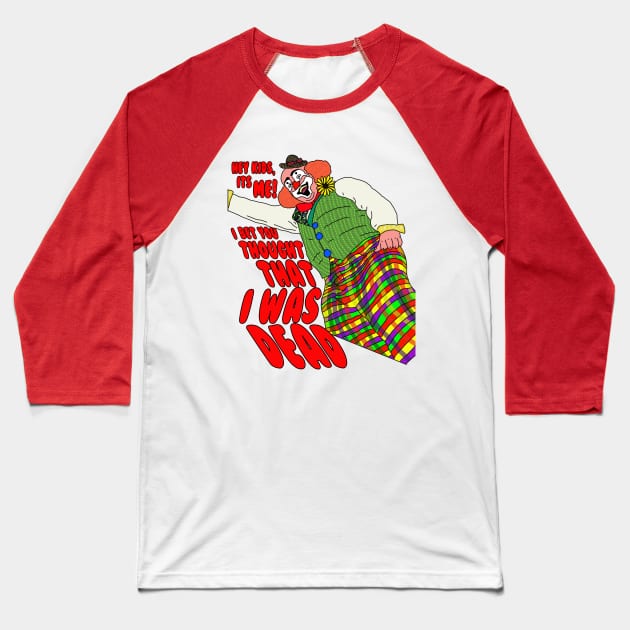 Clown Baseball T-Shirt by Lydia's Green Light Closet 